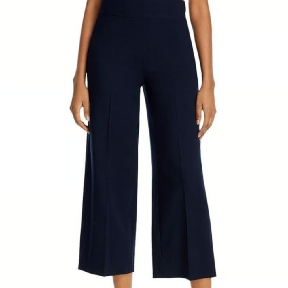 Rebecca Taylor Navy Spring Suiting Palazzo Pants